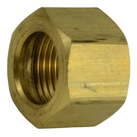 MIDWEST FASTENER 1/2" Brass Compression Nuts 6PK 35687